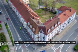Frýdek-Místek postupně revitalizuje vnitroblok ulic Nádražní a třídy TGM