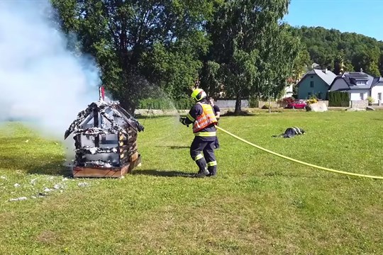 Velitel jesenické stanice HZS se po 33 letech loučil se svými kolegy