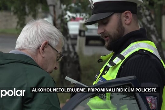 Alkohol netolerujeme, připomínali v Novém Jičíně řidičům policisté
