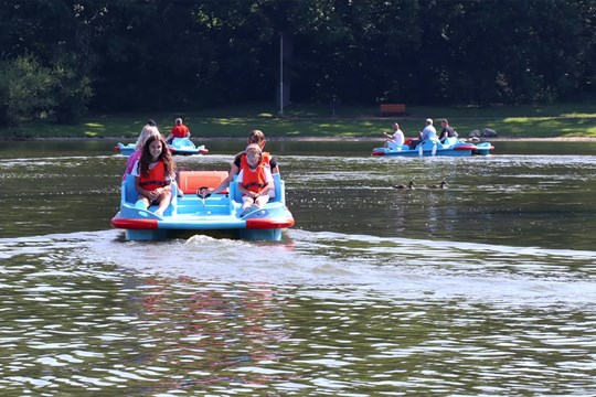 Laguna v Přerově ožívá. Šlapadla, lanovka i plány na nový sportovní areál