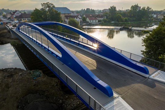 Nový most v Plané nad Lužnicí slouží veřejnosti